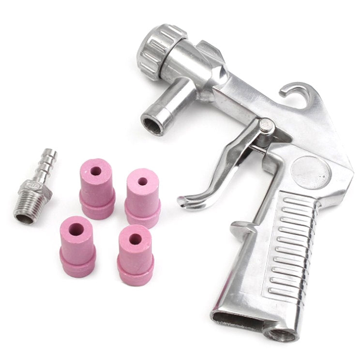 Handheld Sandblasting Tool Pneumatic Sandblasting Glass Derusting Tool, Package A, Package B