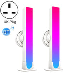 2pcs/box RGB Desktop Background Music Rhythm Pickup Ambient Light, Bluetooth, WiFi Bluetooth UK Plug