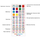 2pcs/box RGB Desktop Background Music Rhythm Pickup Ambient Light, Bluetooth, WiFi