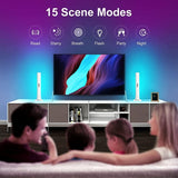 2pcs/box RGB Desktop Background Music Rhythm Pickup Ambient Light, Bluetooth, WiFi
