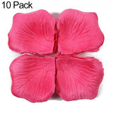 1000pcs / Pack Artificial Wedding Rose Petals Flowers Wedding Decorations, Red, Wine Red, Magenta, Purple Red, Light Pink, Cream White, White, Dark Purple, Light Purple, Wine Red + Dark, Violet, Yellow, Sunset Red, Dark Blue, Light Blue, Lake Blue     ... Magenta
