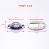 Invisible Stainless Steel Door Suction Doorstep