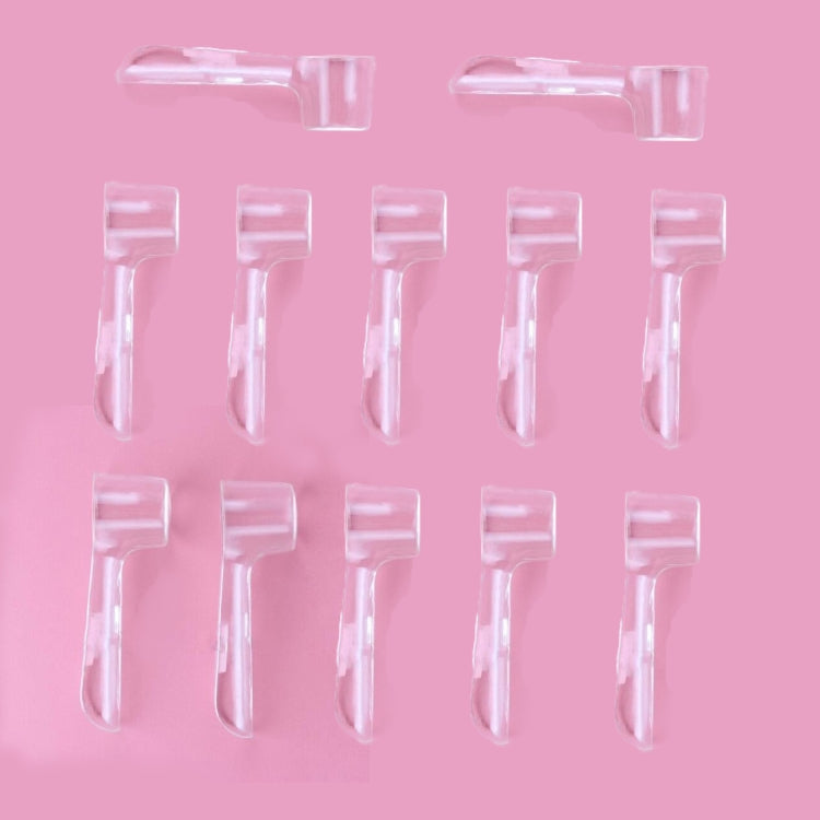 12 PCS Electric Toothbrush Heads Protective Transparent Cover Default Title