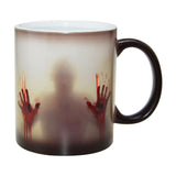 The Walking Dead Mug Color Changing Heat Sensitive Ceramic Coffee Mug, 301-400ml 301-400ml Black