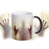 The Walking Dead Mug Color Changing Heat Sensitive Ceramic Coffee Mug, 301-400ml