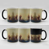 The Walking Dead Mug Color Changing Heat Sensitive Ceramic Coffee Mug, 301-400ml