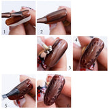 3 PCS Cat Eye Gel Magnet Pen Double Head Magnetic Pen Plum Branding Flower Magnetic Pen Nail Cat Eye Magnet New Tool