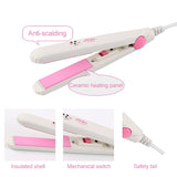 Mini Professional Hair Tools Smoothing Corrugated Travel Straightening Irons