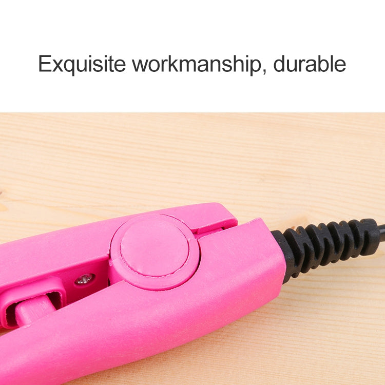 Mini Hair Straightener Ceramic Tourmaline Plates Curler