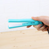 Mini Hair Straightener Ceramic Tourmaline Plates Curler