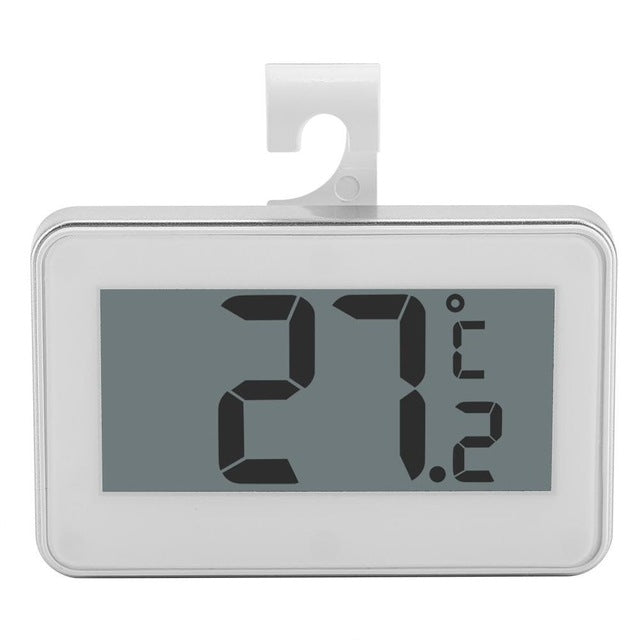 Large LCD Refrigerator Thermometer with Adjustable Stand Magnet Digital Thermometer, Thermometer White Thermometer White
