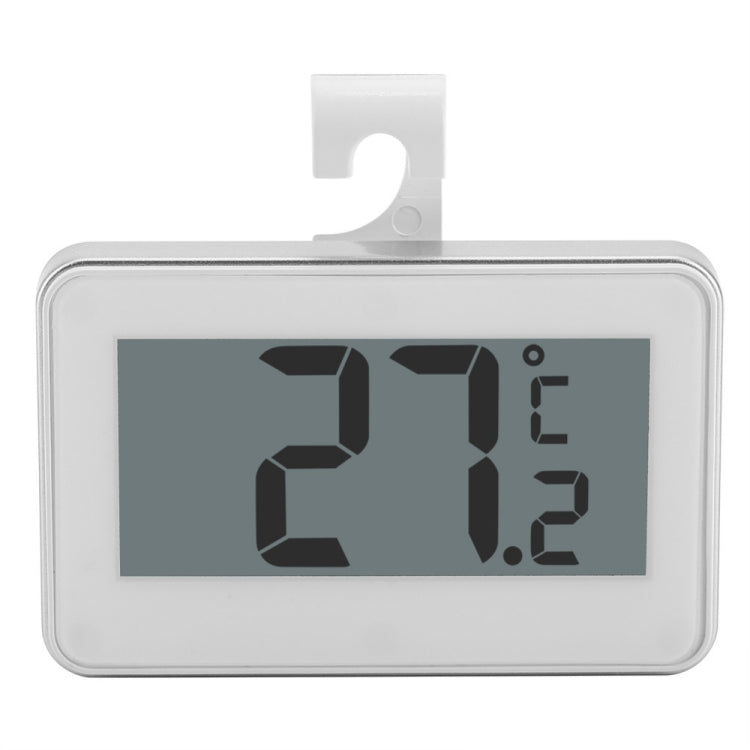 Large LCD Refrigerator Thermometer with Adjustable Stand Magnet Digital Thermometer, Thermometer White