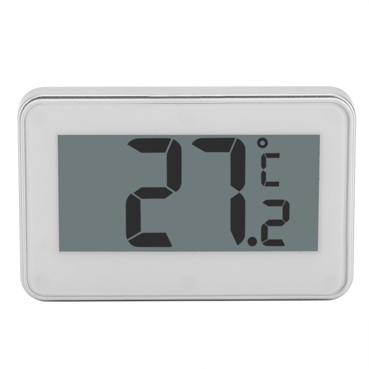 Large LCD Refrigerator Thermometer with Adjustable Stand Magnet Digital Thermometer, Thermometer White
