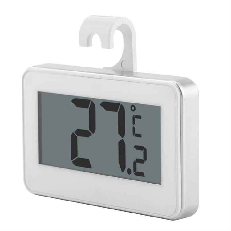 Large LCD Refrigerator Thermometer with Adjustable Stand Magnet Digital Thermometer, Thermometer White