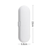 3 PCS Universal Sonic Electric Toothbrush Travel Portable Storage Box, White
