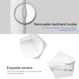 3 PCS Universal Sonic Electric Toothbrush Travel Portable Storage Box, White