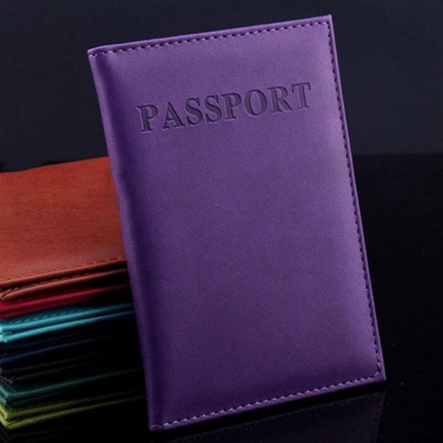 Artificial Leather Travel Passport Cover