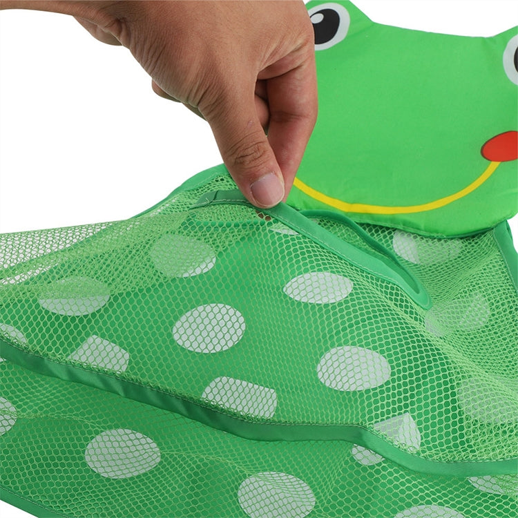 Baby Shower Bath Toys Storage Mesh Bag with Strong Suction Cups, Yellow, Green