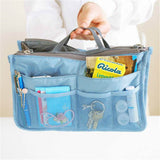 Waterproof Folding Travel Bag Nylon Large Capacity Sundries Storage Bag Sky Blue