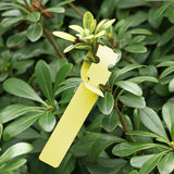 100 PCS Gardening Plant Sapling Seed Hanging Tree Label, Plant Label 5 Pink, Plant Label 5 Yellow, Plant Label 5 Green, Plant Label 5 Blue, Plant Label 5 Red, Plant Label 5 White Plant Label 5 Yellow Yellow