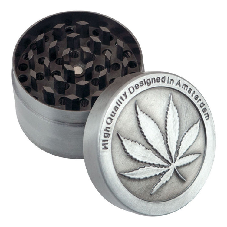 Weed Grinder Metal Stainless Steel Maple leaf Type Herbal Herb Tobacco Grinder, 30MM 3 laryers, 40MM 4 laryers, 50MM 4 laryers