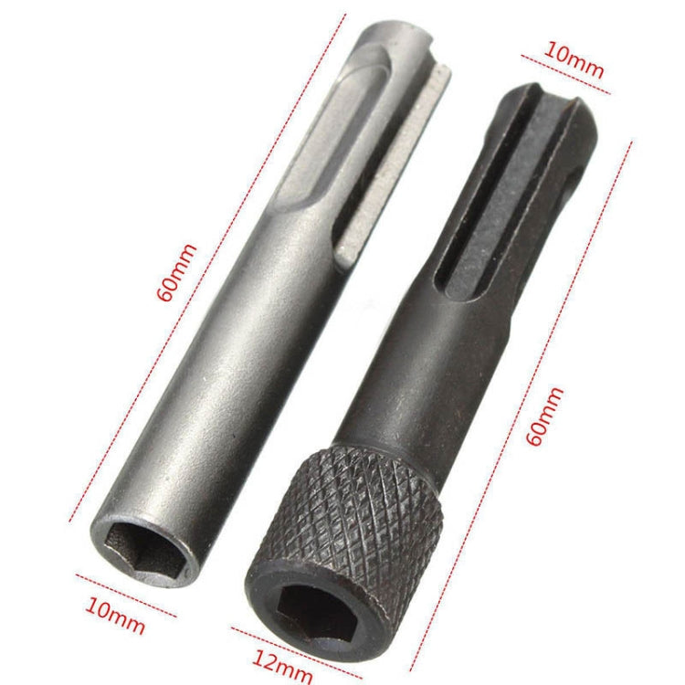 2 PCS / Set SDS Handle Electric Hammer Conversion Hex Shank Post, 2 PCS / Set Hex Shank Post