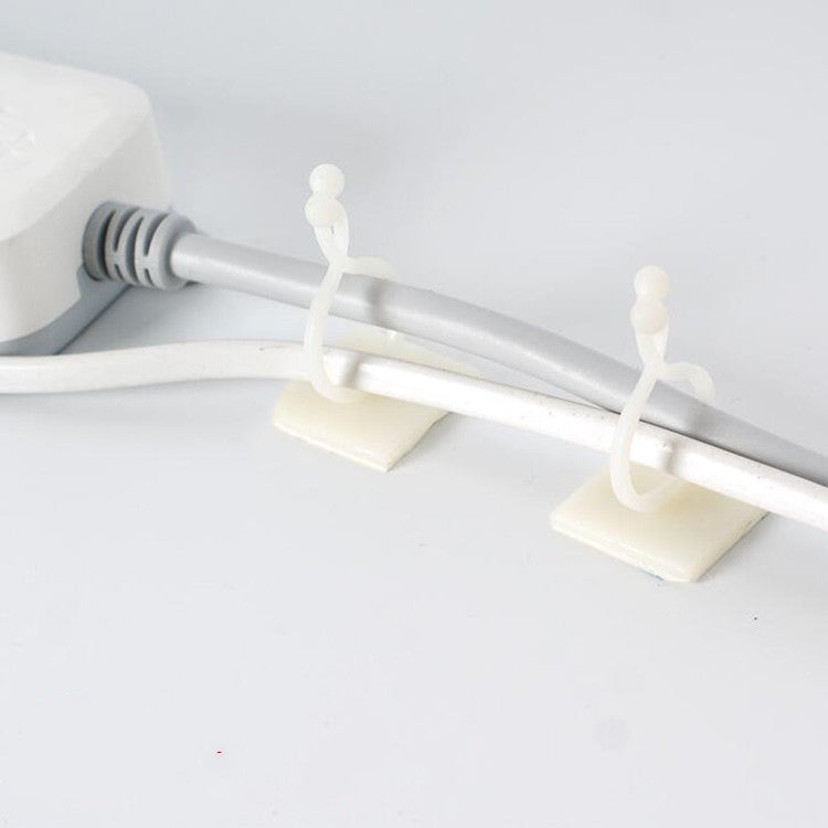 10 PCS Lulu Climbing Wall Fixer Vine Climbing Wall Sticking Hook, 10pcs Small (White), 10pcs Medium (White), 10pcs Large (White)