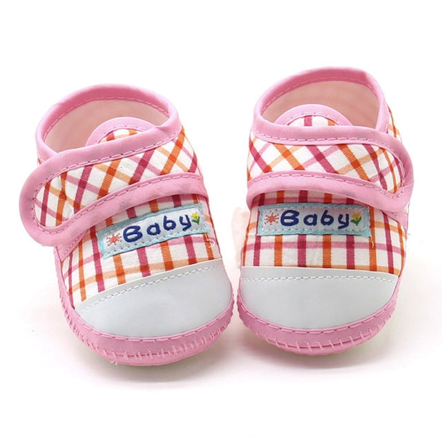 Baby Infant Shoes Girls Dot Lace Soft Sole Prewalker Warm Casual Flats Shoes, 13 size - Zen Craft