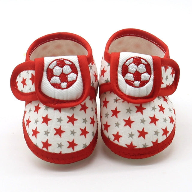 Baby Infant Shoes Girls Dot Lace Soft Sole Prewalker Warm Casual Flats Shoes, 13 size - Zen Craft