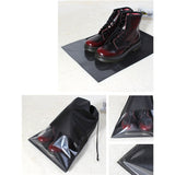 10 PCS Waterproof Shoes Storage Bag Pouch Portable Travel Organizer Drawstring Bag Cover Non-Woven Organizer, 32x44cm, 27x36cm