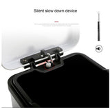 Household Stainless Steel Foot Pedal Small Rectangular Trash Can