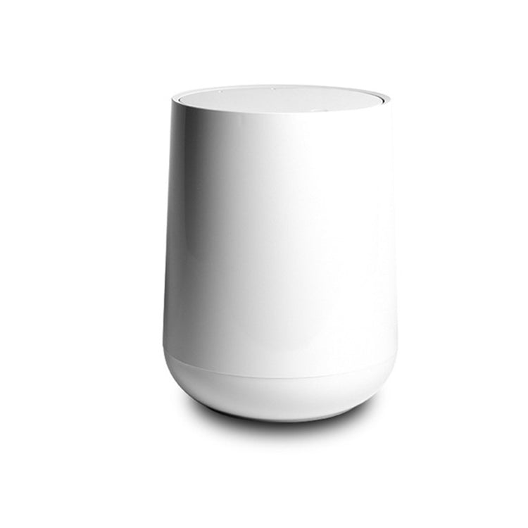 Household Plastic Push-type Spring-Cover Garbage Storage Bucket