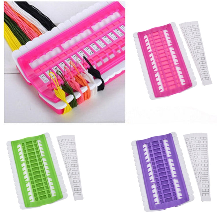 Cross Stitch Embroidery Special Tool 30 Hole Cable Arranger Threader Needle Box Pin Winder