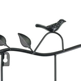 Wrought Iron Birds Pattern Decorated Simple Clothes Hooks