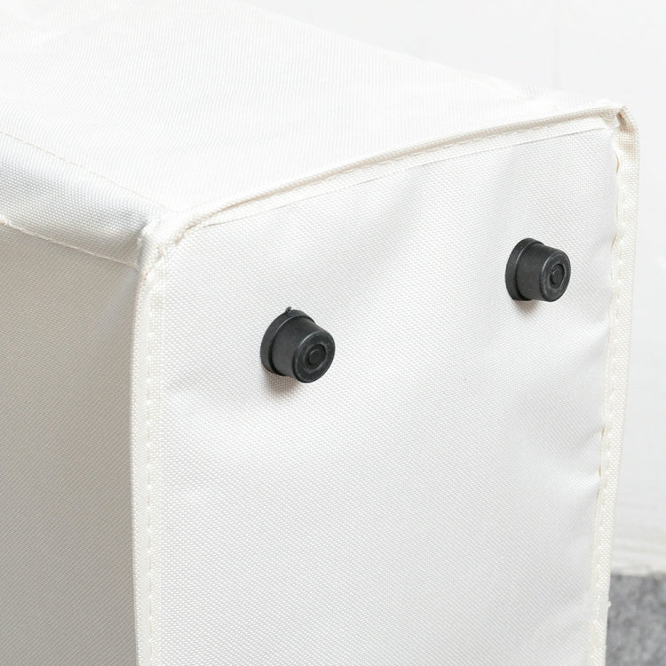 Drawstring Style Laundry Hamper PU Bottom Oxford Cloth Dirty Clothes Storage Bag Small Foldable Laundry Basket