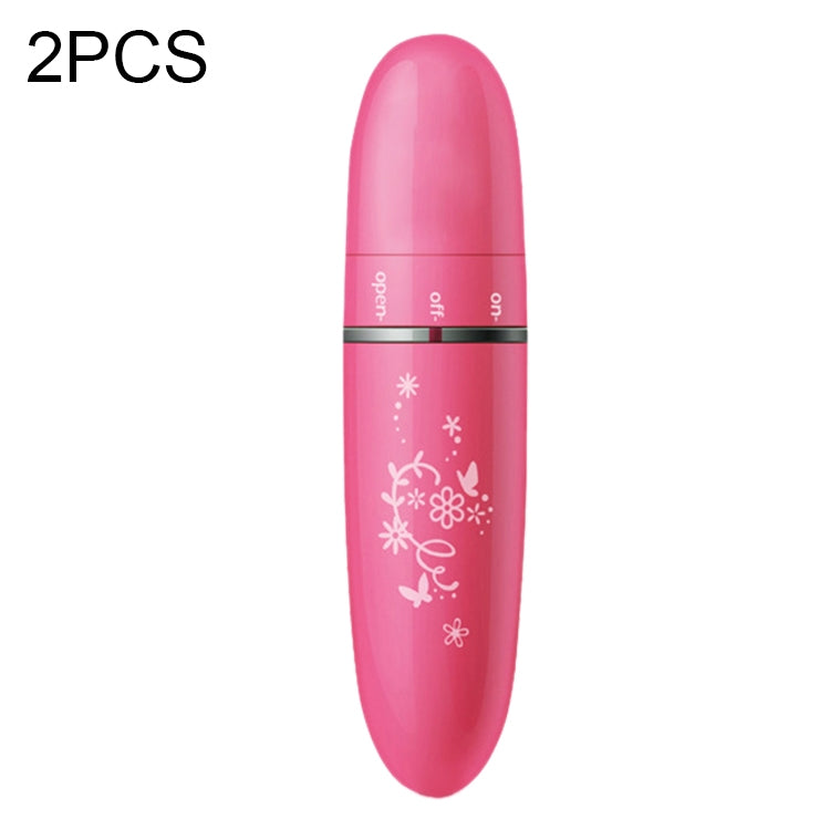 2 PCS Mini Electric Portable Eye Massager Eye Care Beauty Instrument Pink