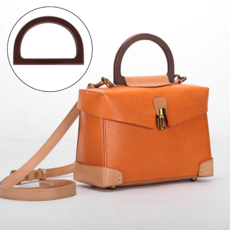 D-shaped Wooden Handle Handbag Accessories, D-shaped Wooden Handle