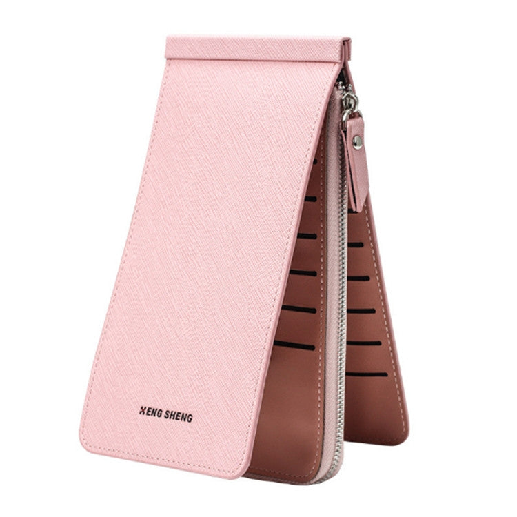 Ultra-thin Wallet Multi-card Position Multi-function Card Package Wallet Pink