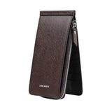 Ultra-thin Wallet Multi-card Position Multi-function Card Package Wallet Coffee