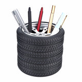 Multi-function Vehicle Wheel Pen Holder Pencil Organizer Desktop Pencil Cases