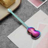 Stainless Steel Coffee Mixing Spoon Creative Musical Instrument Shape Spoon, Guitar Silver, Octagonal Silver, Lute Silver, Yueqin Silver, Guitar Titanium Gold, Octagonal Titanium Gold, Lute Titanium Gold, Yueqin Titanium Gold, Guitar Rose Gold         ...