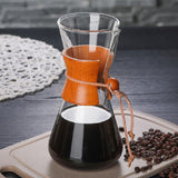 Heat Resistant Glass Coffee Pot Convenient Hand Made Pot, 600ml Coffee Pot, 600ml Coffee Pot with Strainer