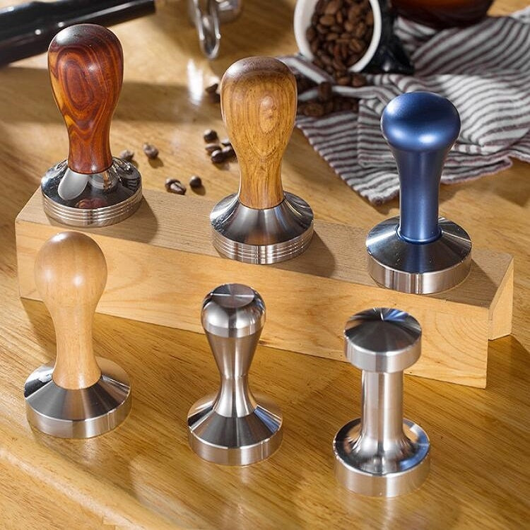 Stainless Steel Solid Wood Handle Integrated Coffee Powder, 57.5mm Red Sandalwood Handle, 58mm Red Sandalwood Handle, 57.5mm Oak Handle, 58mm Oak Handle, 57.5mm Rosewood Handle, 58mm Rosewood Handle, 57.5mm Stainless Steel Detachable Handle            ...