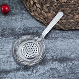 Stainless Steel Bartender Ice Filter Ice Trap Cocktail Strainer, Stainless Steel, Rose Gold, Gold, Black
