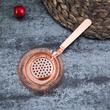 Stainless Steel Bartender Ice Filter Ice Trap Cocktail Strainer, Stainless Steel, Rose Gold, Gold, Black