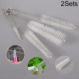 2 PCS Stainless Steel Wash Pipe Straw Brush Cleaner, Pipe Straw Brush Pipe Straw Brush