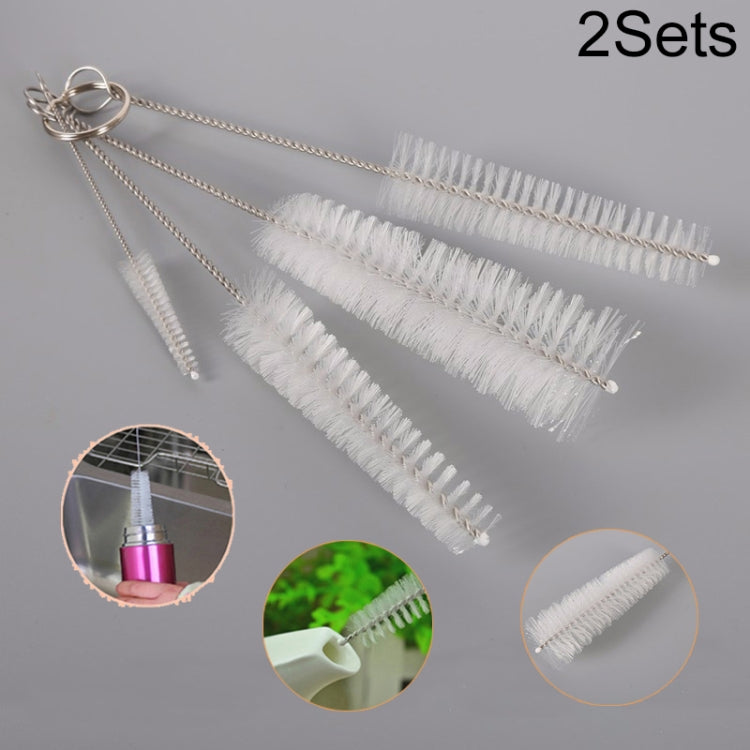 2 PCS Stainless Steel Wash Pipe Straw Brush Cleaner, Pipe Straw Brush Pipe Straw Brush