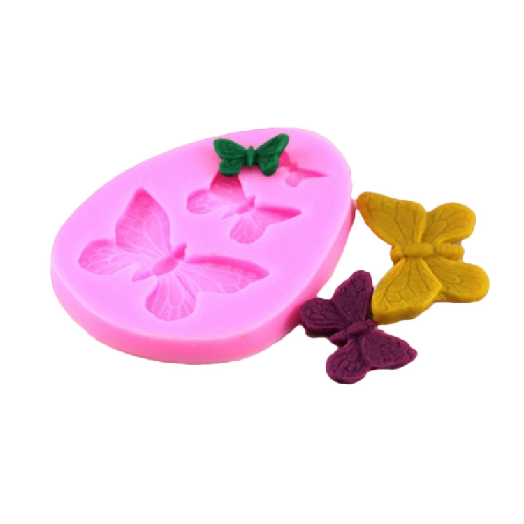 2 PCS Simulation Butterfly Fondant Silicone Mould Handmade Soap DIY Cake Decorating Chocolate Lace Baking Tools, 2 PCS 2 PCS
