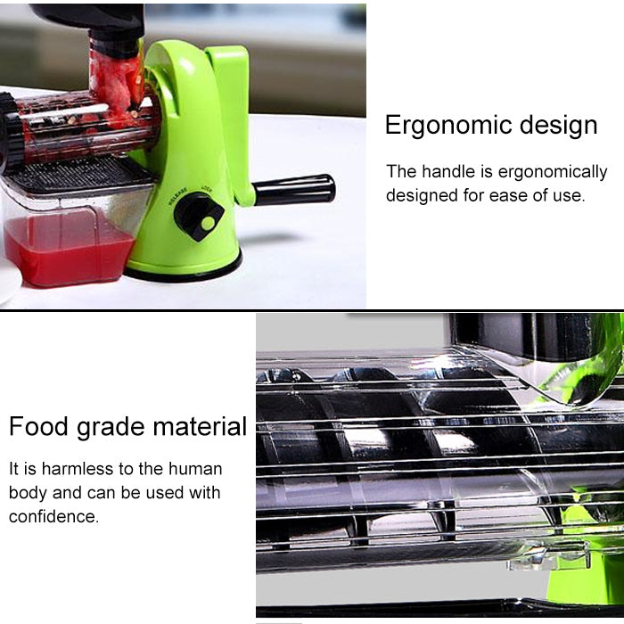Multifunction Home Manual Juicer Apple Orange Wheatgrass Portable DIY Juicer, EU, US
