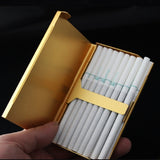Ultra-thin Personality Creative Ladies Cigarette Case Metal Cigarette Case